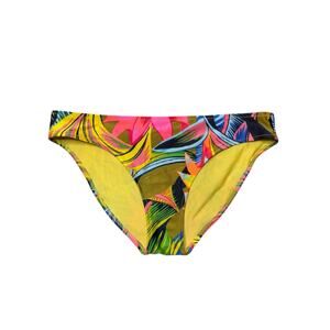 Aerie Bikini Bottoms Women S Multicolor Tropical Print Vacation Resort Beach
